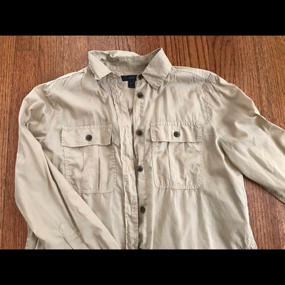J.Crew Khaki Shirt - Picture 5 of 5